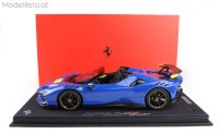 P18238A BBR 1/18 Ferrari SF90 XX Spider azzurro dino e giallo